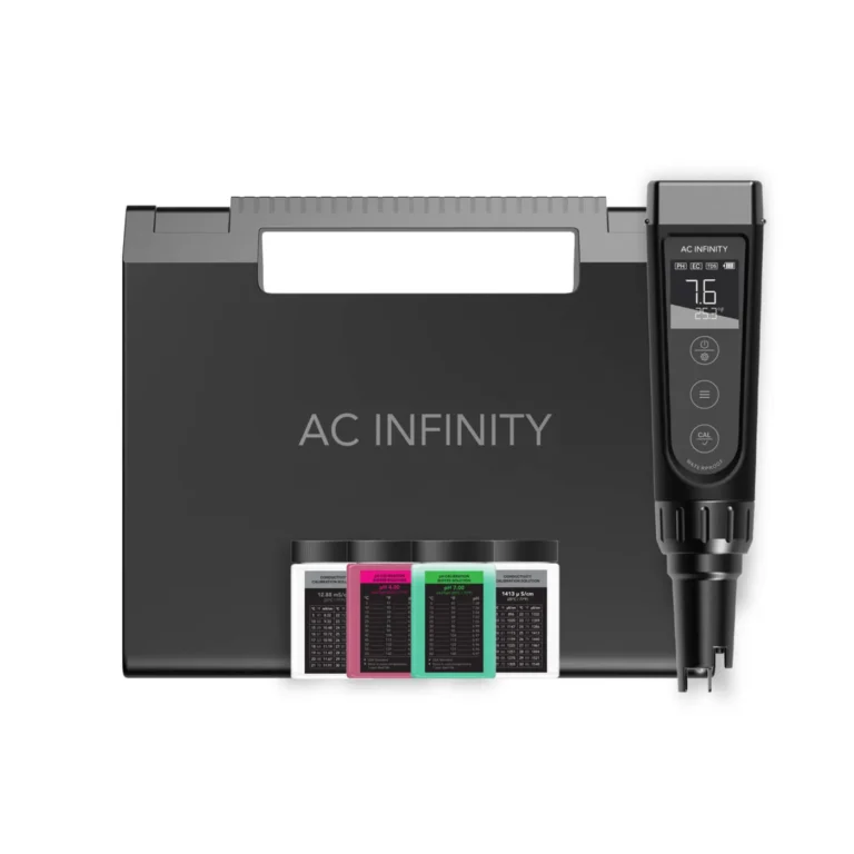 Medidor de pH y EC con sonda intercambiable, IP67