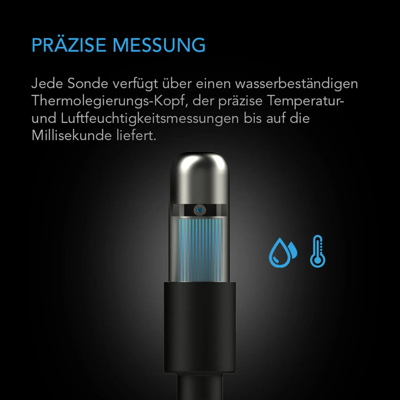 Sonda de sensor VPD, temperatura y humedad para Controller 69