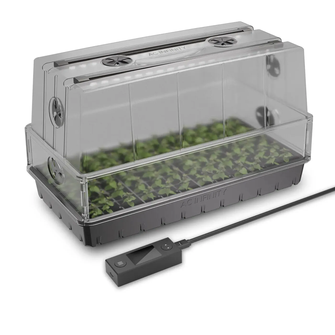 Propagador con extensión de altura y LED – bandeja 6×12