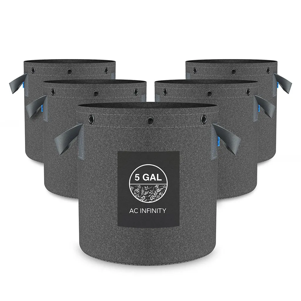 Maceta textil redonda 3,8 L (pack 5) - Imagen 5