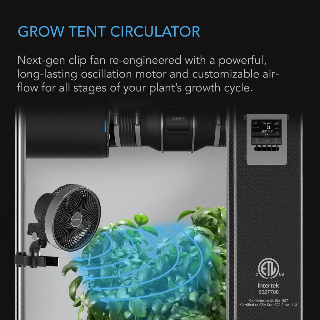 CLOUDRAY A9 – Ventilador de clip EC 225 mm - Imagen 8